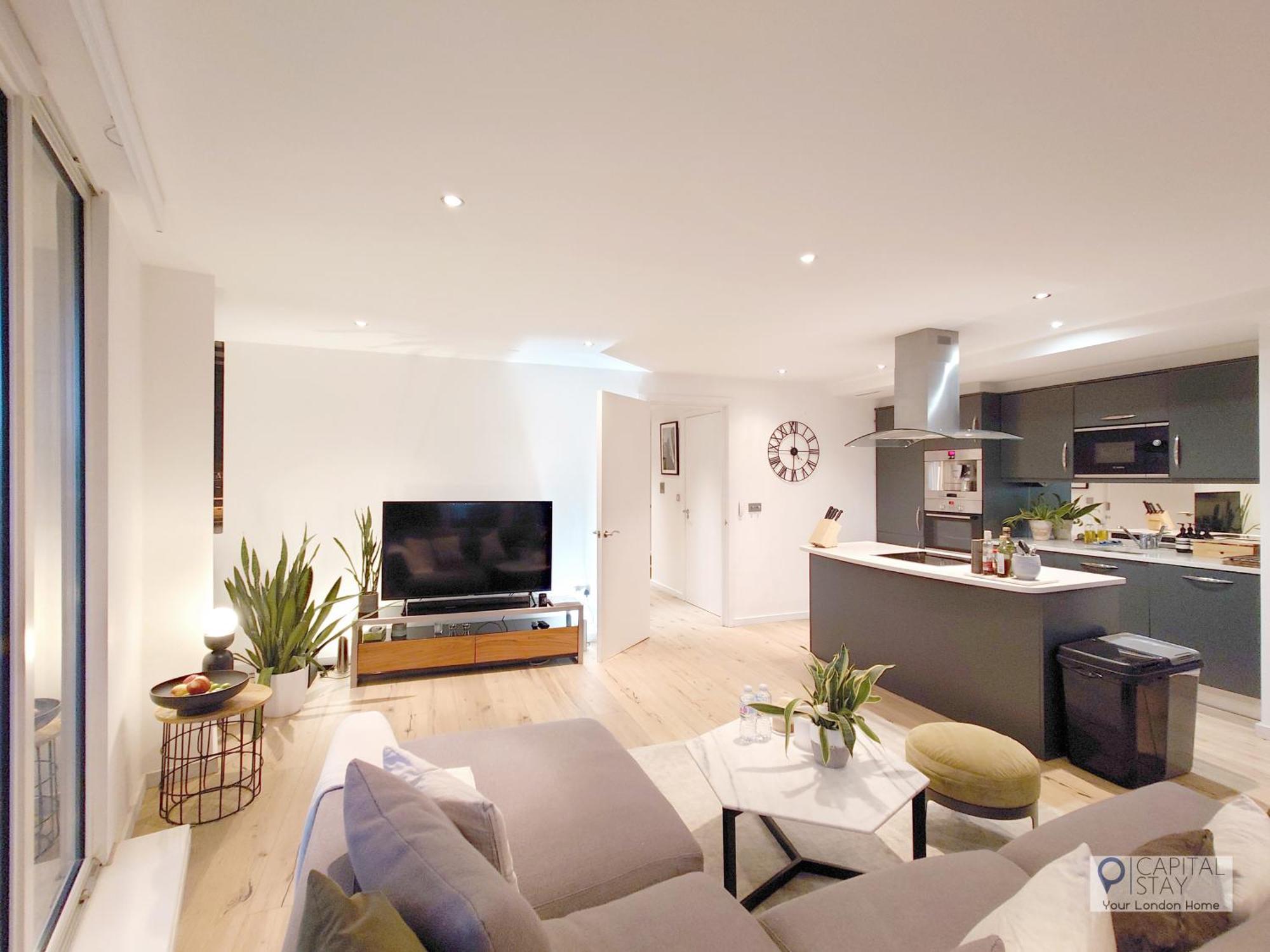 Deluxe Two Bed Apartment With River & City View London Exterior photo